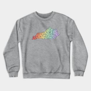 Kentucky Pride Rainbow - Light Crewneck Sweatshirt